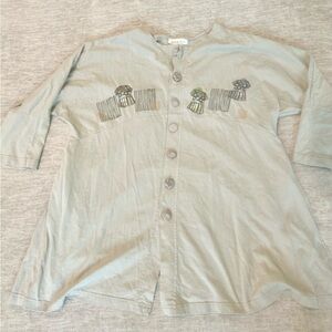 Vintage 90s Blue Fish tunic